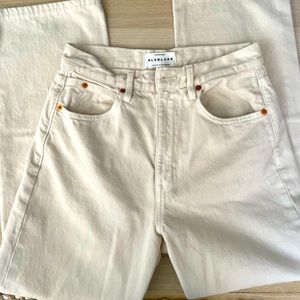 SLVRLAKE London Jean in Ecru